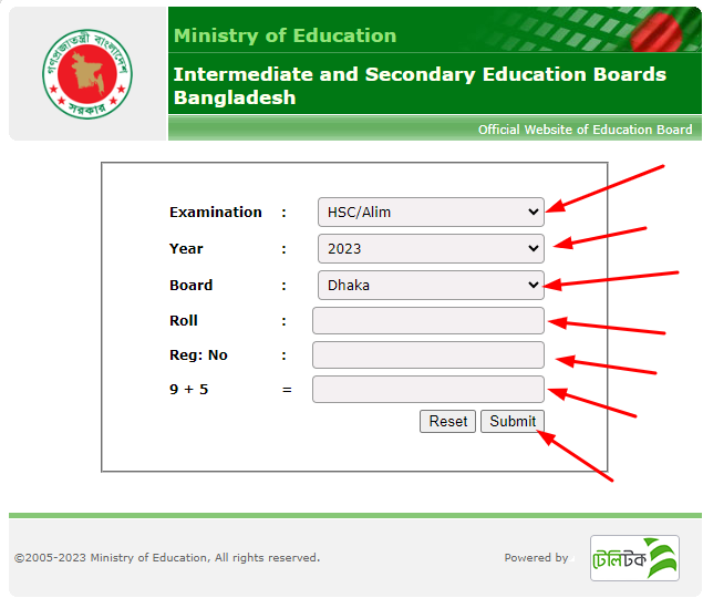 hsc result 2023